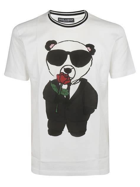 t shirt panda dolce gabbana|t shirt dolce gabbana kurzarm.